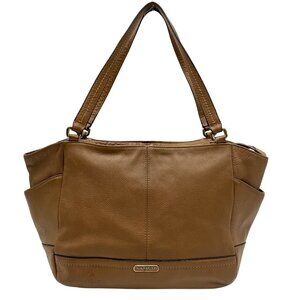 Coach Brown Leather Shoulder Bag F23284